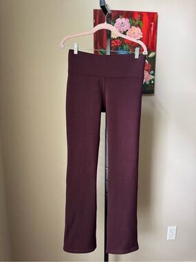 Athleta polartec altitude power stretch plum High-Waist Flare Yoga Pants
